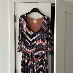 Anthropologie Maeve Maxi Pattern Dress | XL